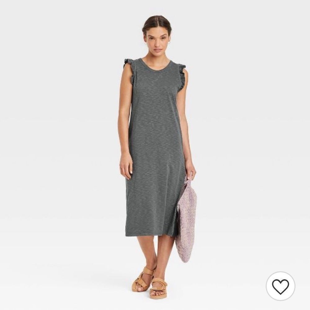 Women's New Ruffle Tank Dress S